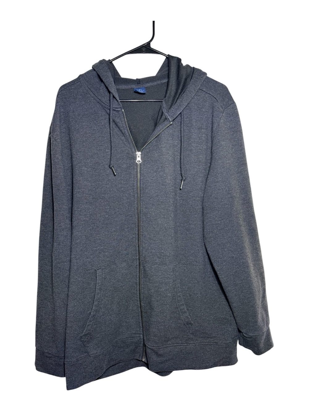 George Men's Charcoal Full-Zip Hoodie